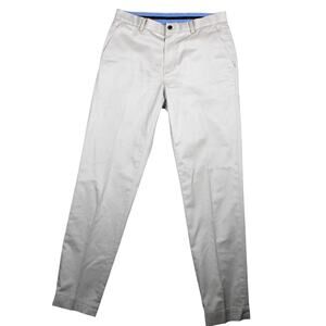 Brooks Brothers Advantage Chino Pants Mens Size 31 x 32 Beige Stretch Slim